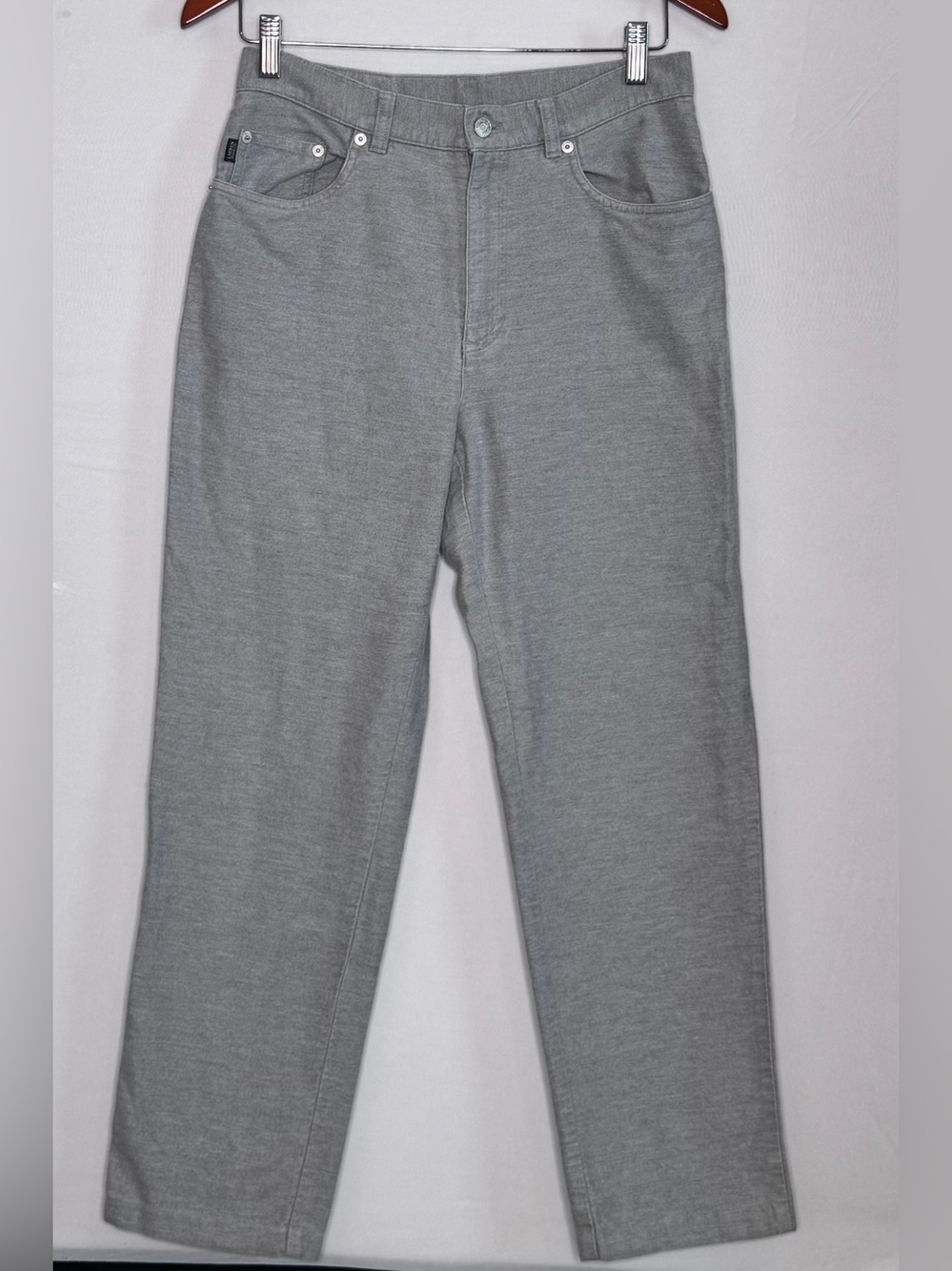 Lauren Jeans Co Ralph Lauren Gray Straight Leg Stretch Jeans Women’s Size 8
